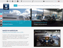 Tablet Screenshot of hardouin-forge-marine.com